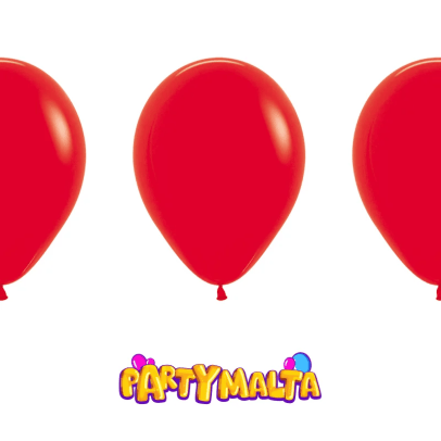 5 inch Light Red Latex Balloon (Air fill)