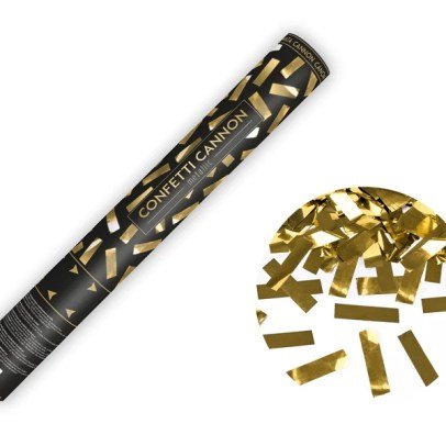 Confetti Cannon – Gold 40cm