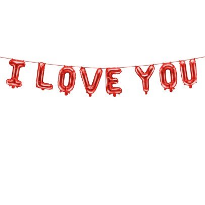 Foil Balloon “I Love You” Red