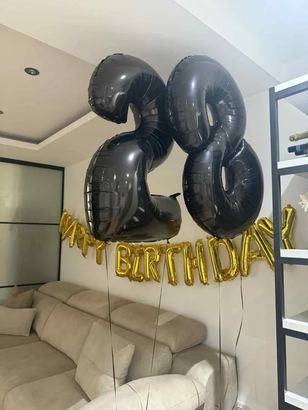 Twenty-eight in black — PartyMalta celebration setup