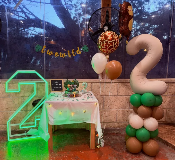 Two wild — PartyMalta celebration setup