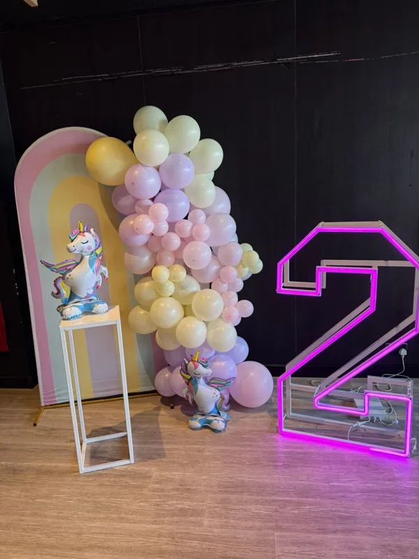 Unicorn wishes — PartyMalta celebration setup