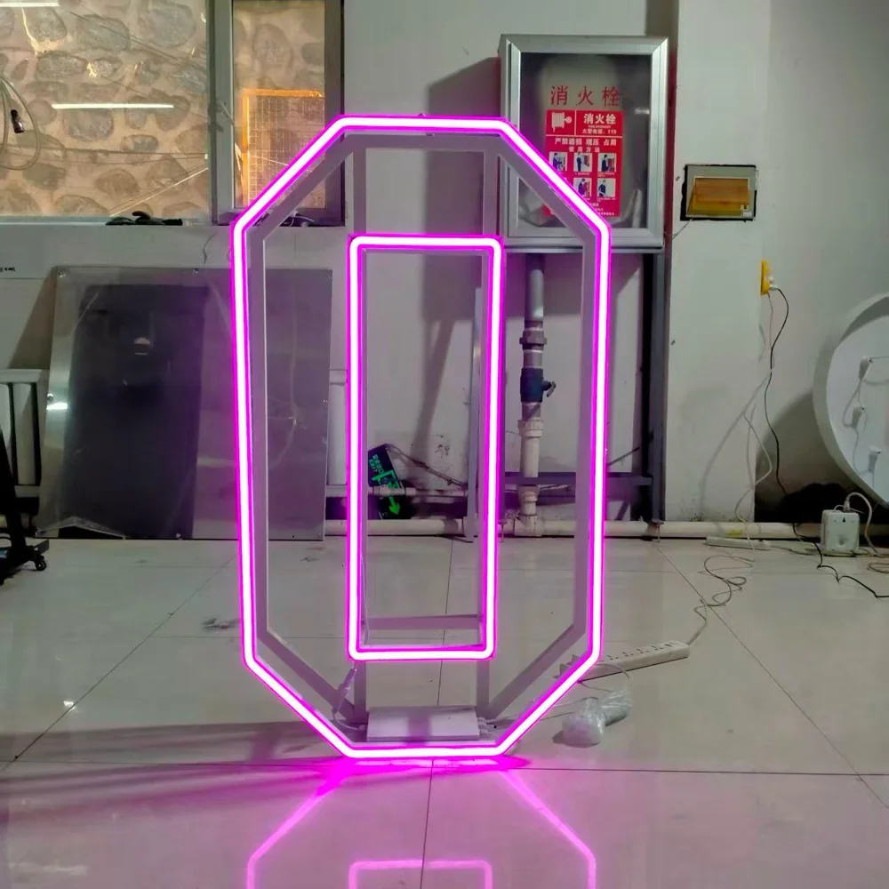 Illuminated Number 0