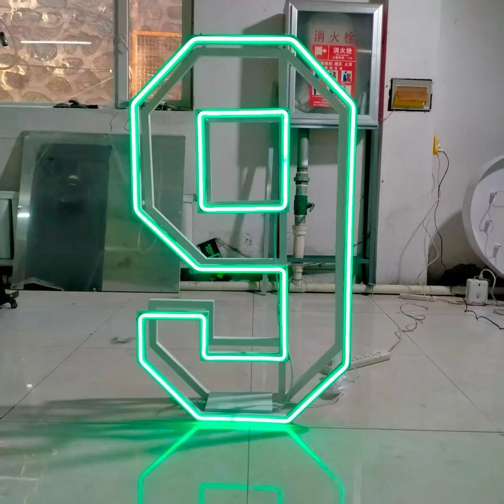 Illuminated Number 9
