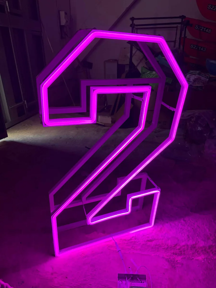 Illuminated Number 2