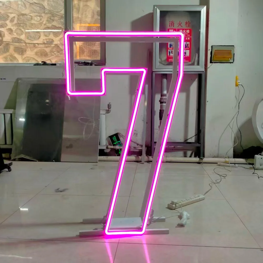 Illuminated Number 7