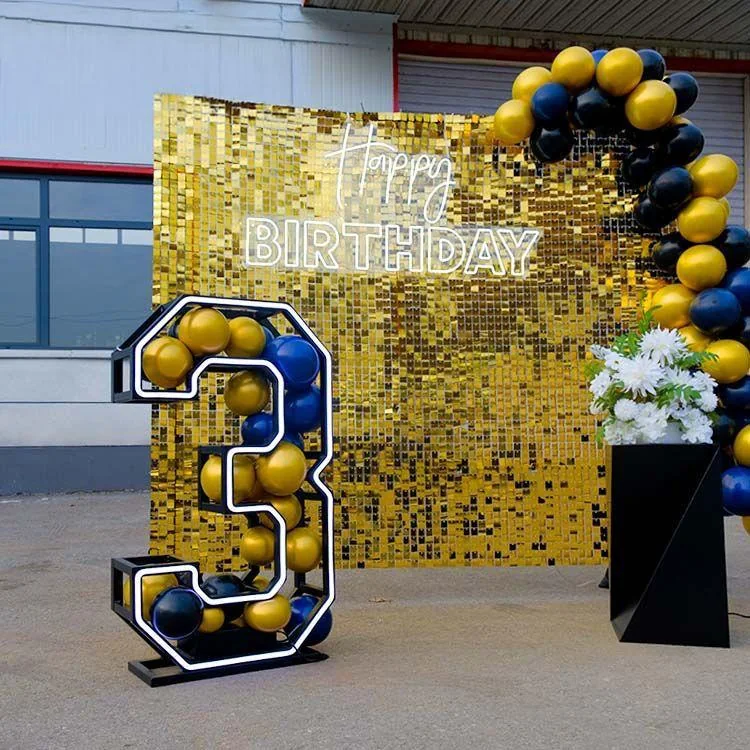 Gold Shimmer Wall