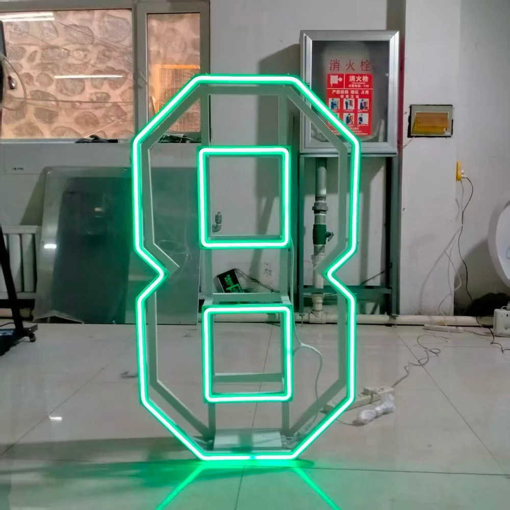 Illuminated Number 8