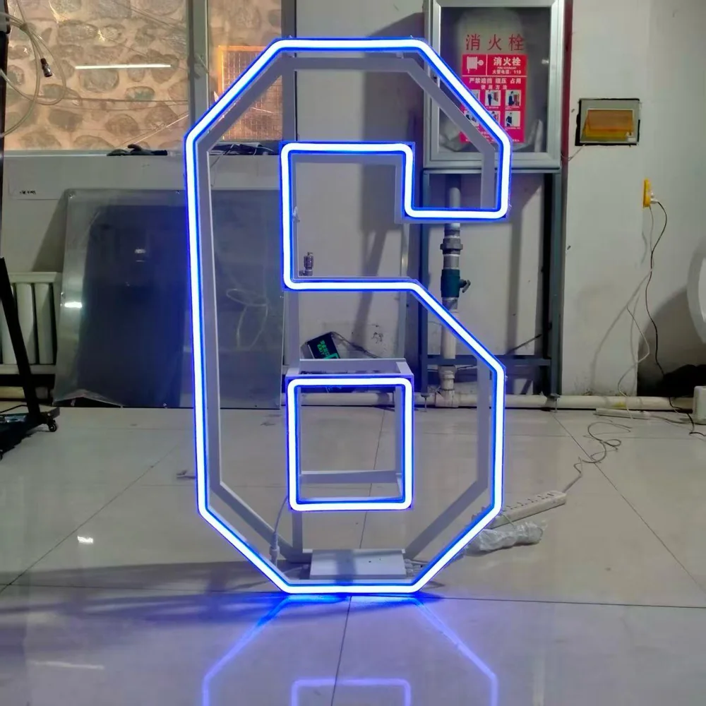 Illuminated Number 6