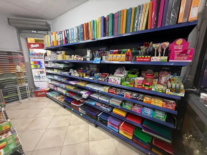 Colourful stationery, craft supplies and school essentials